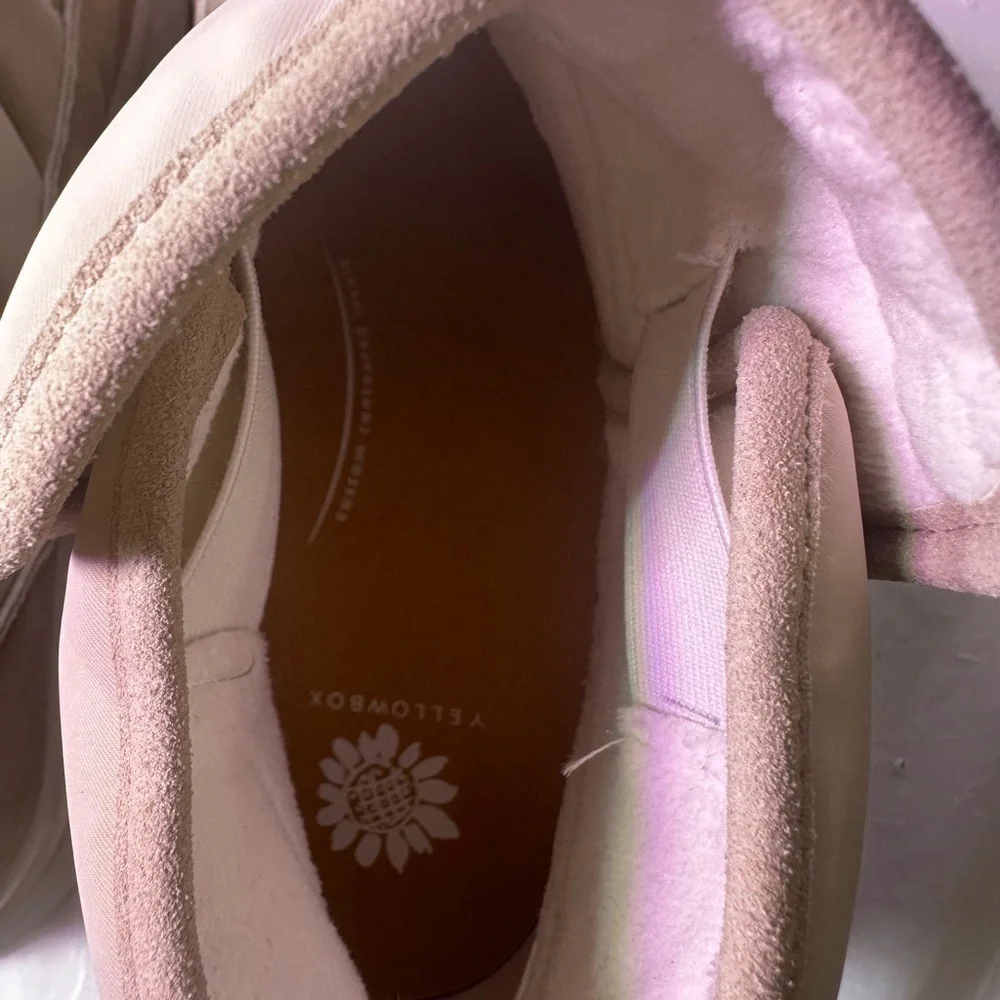 Yellow Box Beige Quilted Sneakers